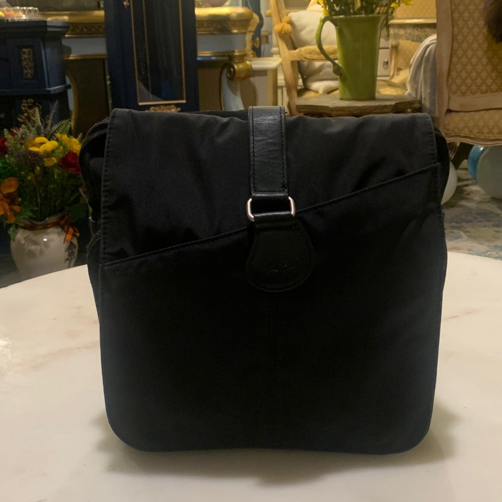 Ameri Leather/Nylon Black Messenger Shoulder Cros… - image 2